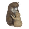 Charming Brown Mother & Baby Bear Hug Ornament - 11.5cm