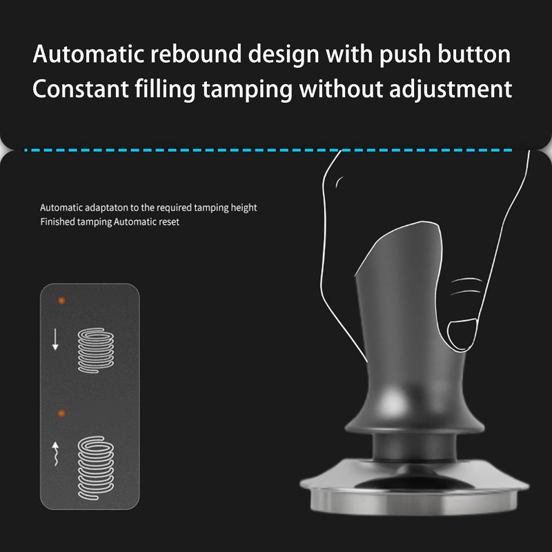 304 Stainless Steel Tamper for Coffee Grounds Precise Tamping Reusable
