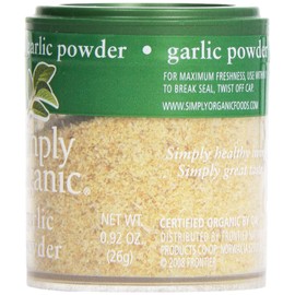 Simply Organic Mini Garlic Powder (6x.92 Oz)