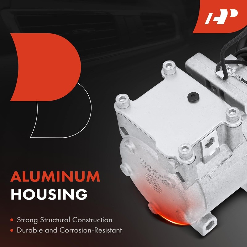 A-Premium A/C Compressor with Clutch Compatible with Kia Rio 1.6L