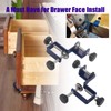 Drawer Front Installation Clamps 2PCS,Cabinet Drawer Installation Clamps,Cabinet Hardware Jig