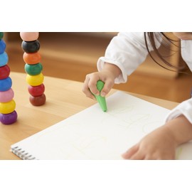 1 X Aozora Baby Color Stackable Crayon Bit - 12 Basic Color Set