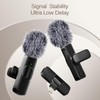 Professional Wireless Lavalier Lapel Microphone for iPhone, Mini Video Recording