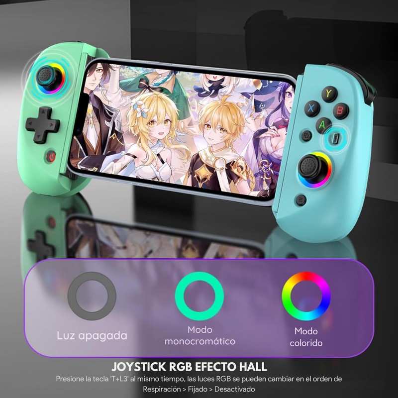 MR. GADGETS Gamepad inalámbrico Bluetooth Joystick Mando Game Controller con