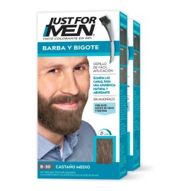 Tinte de Cabello Just For Men Ultra Castaño Medio 2 pack 35g cada