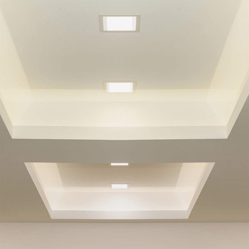 V-TAC LED Recessed Panel Rectangular with Aluminum Frame 18 W,