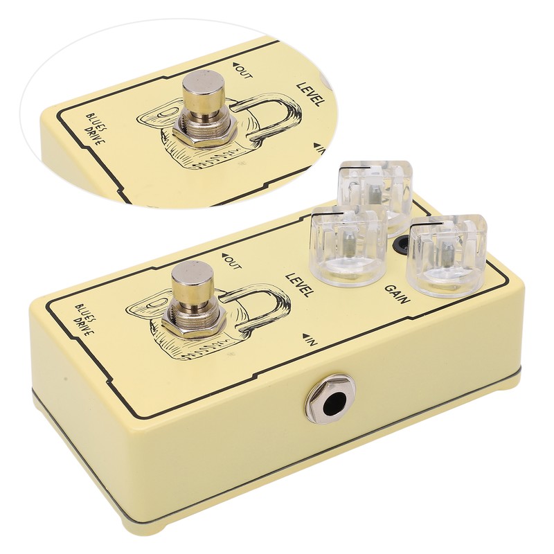 Guitar Effect Pedal Blues Drive Distortion Adjustable Single Instrument Accessory