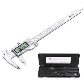Neoteck Digital Caliper 7.9 inches (200 mm) Stainless Steel 3 Units Zero Resettable Outer Diameter Measurement Inner Diameter Measurement Step Measurement