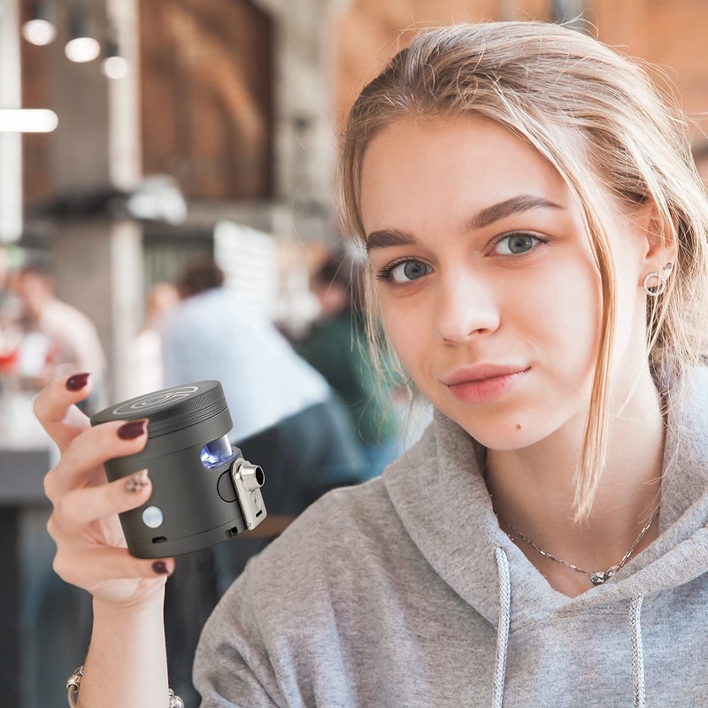 Cloudious9 - Tectonic9 Herb Grinder Automatic Electric Herbal Spice Dispenser