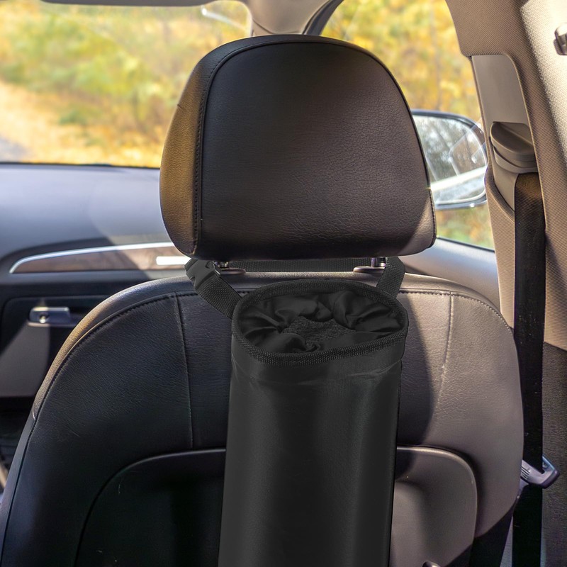 2 Pack Car Trash Bags, Multipurpose Washable Eco-Friendly Collapsible Seat