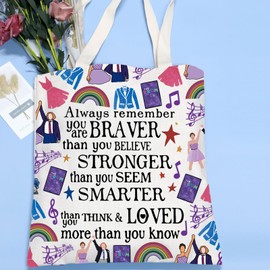 VAMSII Prom Musical Merch Broadway Musical Inspired Tote Bag Musical Theater Prom Fans Gifts Prom Musical Character Gifts (CAPromMusicalTote)