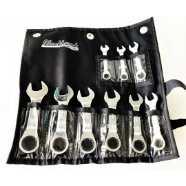 PROTO 9pc Proto Blackhawk Stubby Gear Ratcheting Wrench Set SAE 12 Point BW-2209SS