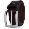 LINDENMANN Men's Leather Belt, 40 mm Wide, Full Cowhide Leather,