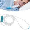 7ft Reusable Oxygen Tubing, Soft, Kink-Resistant, Lightweight Nasal Cannula for