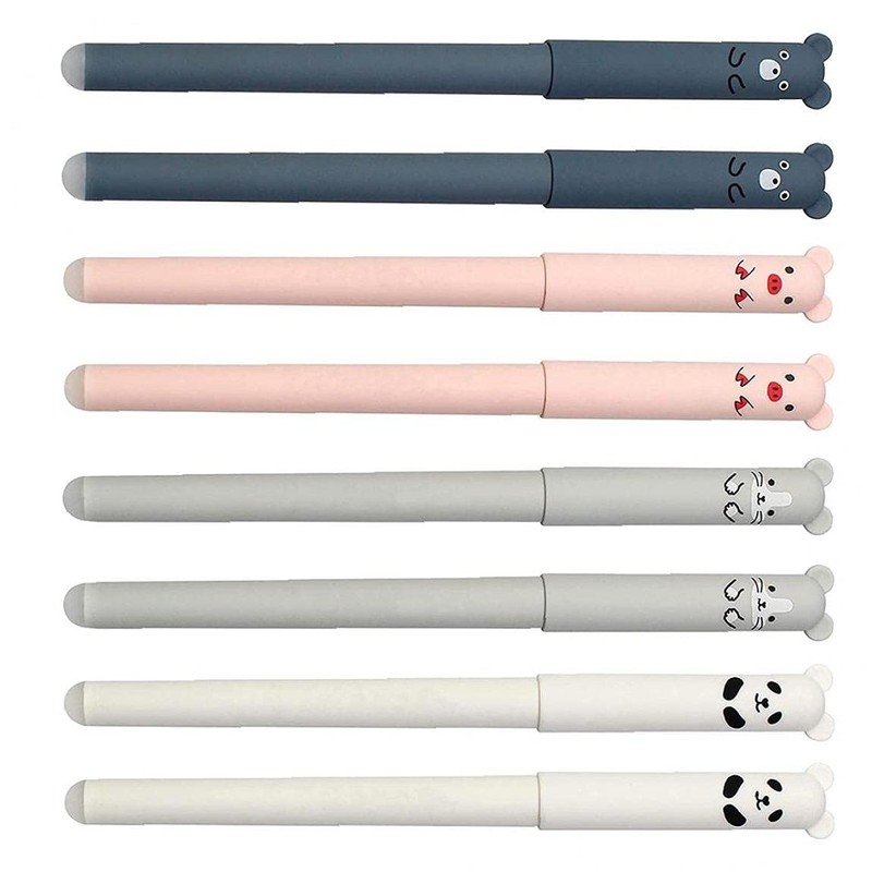 Gel Lápiz Set Rollerball Borrable Relabajos Lindo Dibujos animados Animal