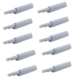 Shirene Push to Open Door Opener, 10 Pieces Magnetic Door Catch Touch Release Release Latch Pressure Opener Furniture Catch Soft Close Door Damper for Kitchen Cabinet Furniture Door Drawer