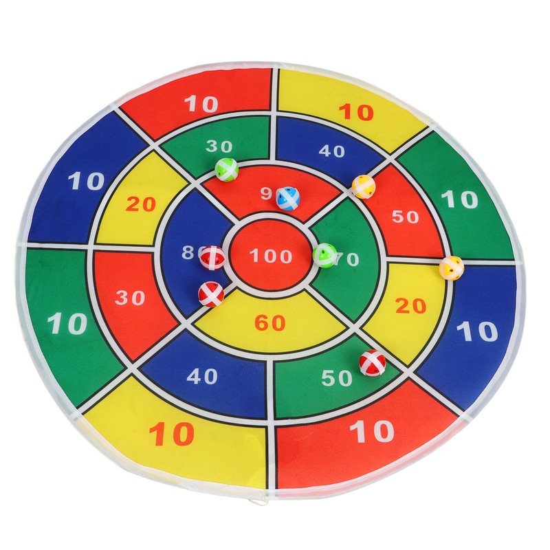 Dart Board for Kids LED Lighting Foldable Flannel Dart Board