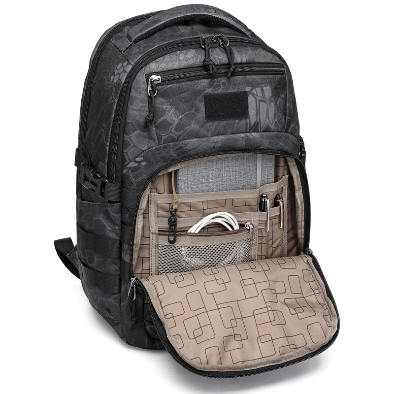 Wotony Military tactical backpack, backpack for men black tactical backpack