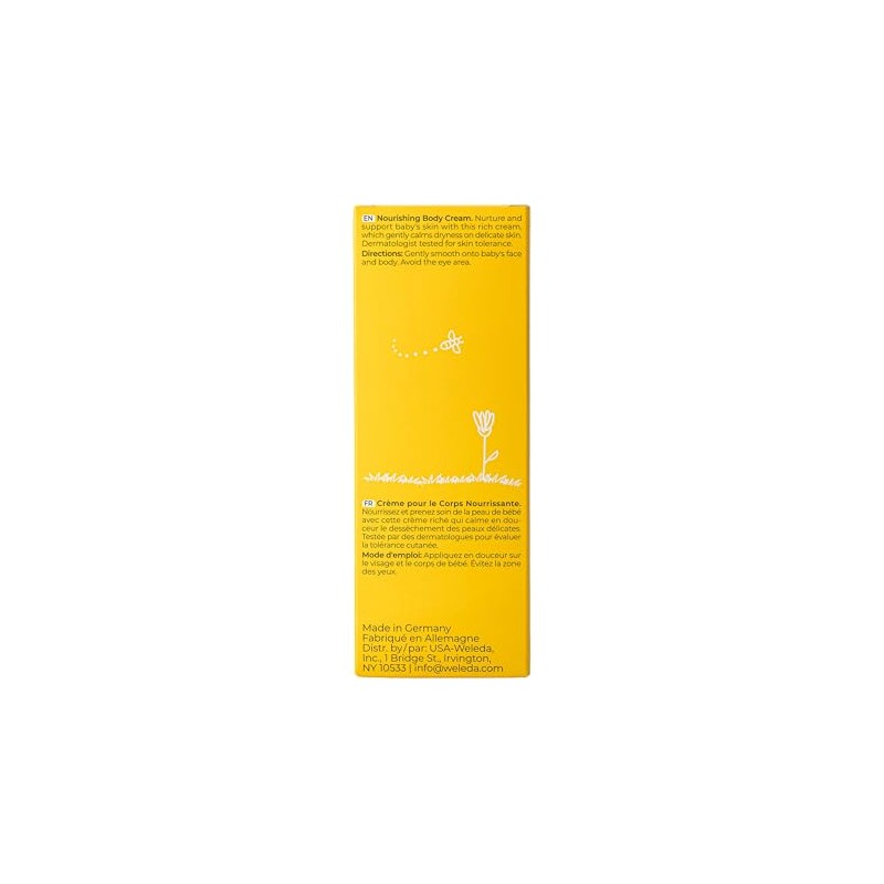 Weleda Calendula Body Cream, 2.5 Fluid Ounce