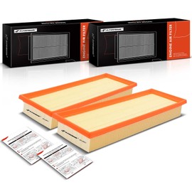 A-Premium Filtro de aire de motor de 2 piezas compatible con Mini Cooper, Cooper Countryman, Cooper Paceman, 2007-2016, L4 1.6L, reemplaza # CA10693, 13717561235