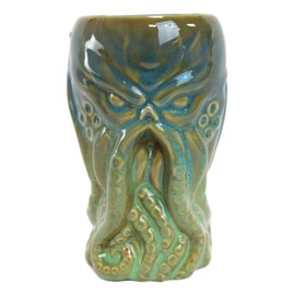 Ebros Nautical Cthulhu Cosmic Monster Giant Octopus Kraken Tall Mug 16oz Pint Ceramic Drink Beverage Mythical Fantasy Legend Drinkware (Green)