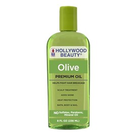 Hollywood Beauty Olive Oil ScalpTreatment, 8 oz (Pack of 4)