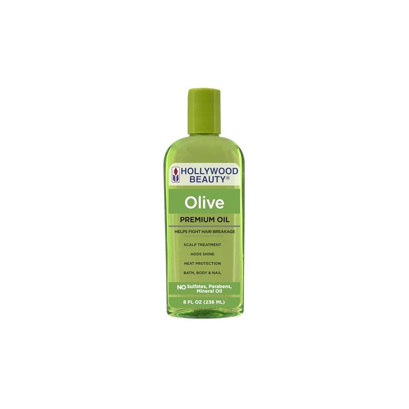 Hollywood Beauty Olive Oil ScalpTreatment, 8 oz (Pack of 4)
