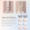 8 Pairs Butterfly Curtain Clips, Magnetic Curtain Closures, Easy to