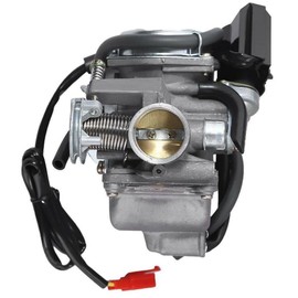 JIK PD24J Carburetor + Intake Manifold/Air Filter for GY6 125cc 150cc 152QMI 157QMJ Engine Based ATV Scooter Go Kart