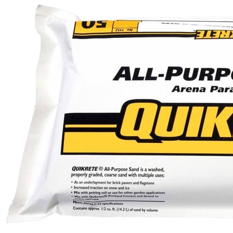 QUIKRETE All Purpose Sand for Potting Soil, Concrete Mix, Traction