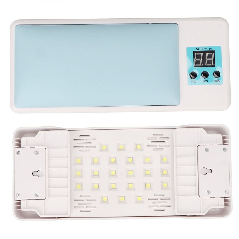 UV LED Nail Lamp with Hand Pillow Folding Portable Gel