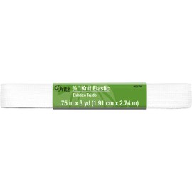 Dritz 9517W Knit Elastic, Each, White