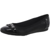 Anne Klein Women’s Able Comfortable Ballet Flat, Black Multi Fabric,
