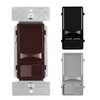 Eaton Universal Slide Dimmer 120V, Black/Brown/Gray