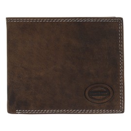 bruno banani Genuine Leather Men's Wallet, 021121, brown, Casual