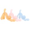 3pcs Silicone Baby Teether for Teething Relief Cute Cat Shape