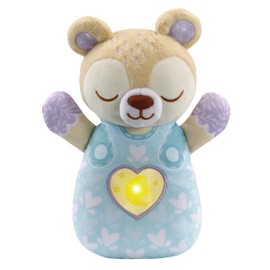 VTech Baby Schlummerbärchen – Kuschelige Einschlafhilfe mit Nachtlicht, Musik und Geräuschen – Für Kinder ab der Geburt