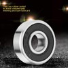 Akozon Ball Bearings 10pcs 6000-2RS Rubber Sealed Deep Groove Ball