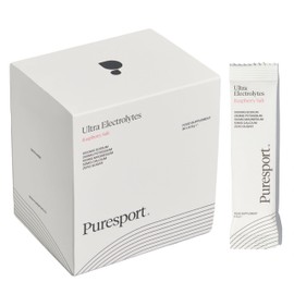 Puresport Ultra Electrolytes (Raspberry Salt/30 Sachets) | Science-Backed Electrolytes Powder Designed to Support Optimal Hydration | Zero Sugar or Artificial Sweeteners | Informed Sport Certified