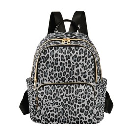 senya Fashion Backpack Mini Backpack Purse Casual Daily Backpack Leopard Pattern for Travel for College Work