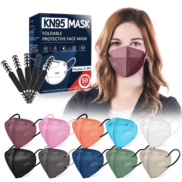 FENFEN KN95 Face Masks Disposable Adults - 50 Pack 5