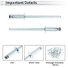 RATCHROLL 50 Pcs Dome Head Large Flange Blind Rivets 3.2mm
