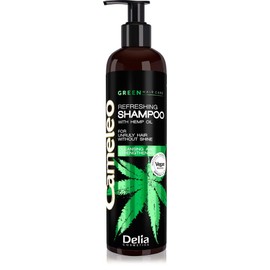 Cameleo - Green - Haarwaschmittel mit Hanföl - Veganerfreundlich - Nur natürliche Inhaltsstoffe - Glättende Pflege Leicht kämmbar für widerspenstiges, stumpfes, verfilztes Haar | 250 ml