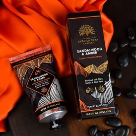 The English Soap Company Radiant Collection Hand Cream Sandalwood & Amber 75ml