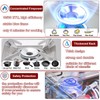 MOZODAWN Dual Fuel Camp Stove with Butane and Propane Compatibility,