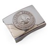GravurManufakturBerlin Padlock Scout Guild Sign Lily All-time Ready, silver