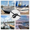 ORLANG 6 Inch 316 Stainless Steel Boat Cleats, Open Base