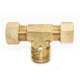 LEFITPA Replacement #72 1/2 Inch x 1/2 Inch Lead-Free Brass Compression MIP Tee for Thrifco Plumbing 6972011