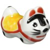 光陽 Pottery Chopstick Rest Yellow approx. 4.3 X 2.5. CM koma犬