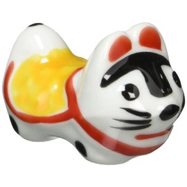 光陽 Pottery Chopstick Rest Yellow approx. 4.3 X 2.5. CM koma犬 Chopstick Rest 23451 